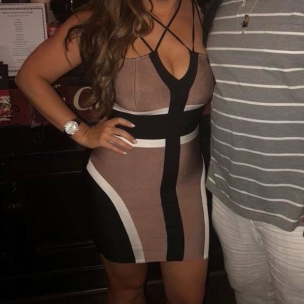 Sexy and stretchy bandage dress